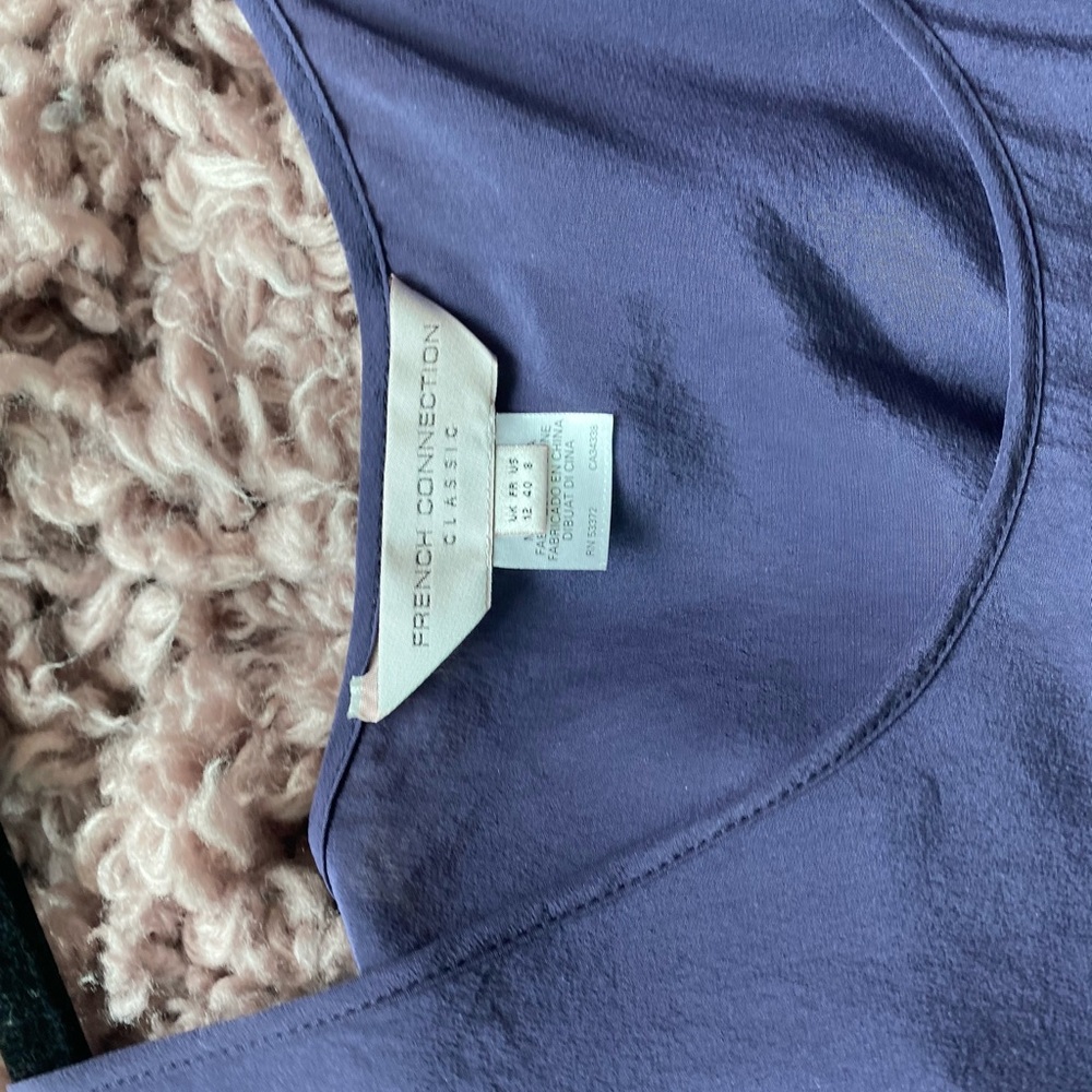 French connection silk tank